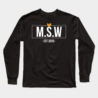 msw est 2025 Long Sleeve T-Shirt